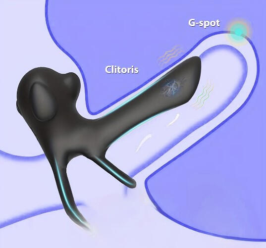 Untitled All-in-One Dual Motor Massager - G-Spot and Clitoral Vibrator with Integrated Penis Rings