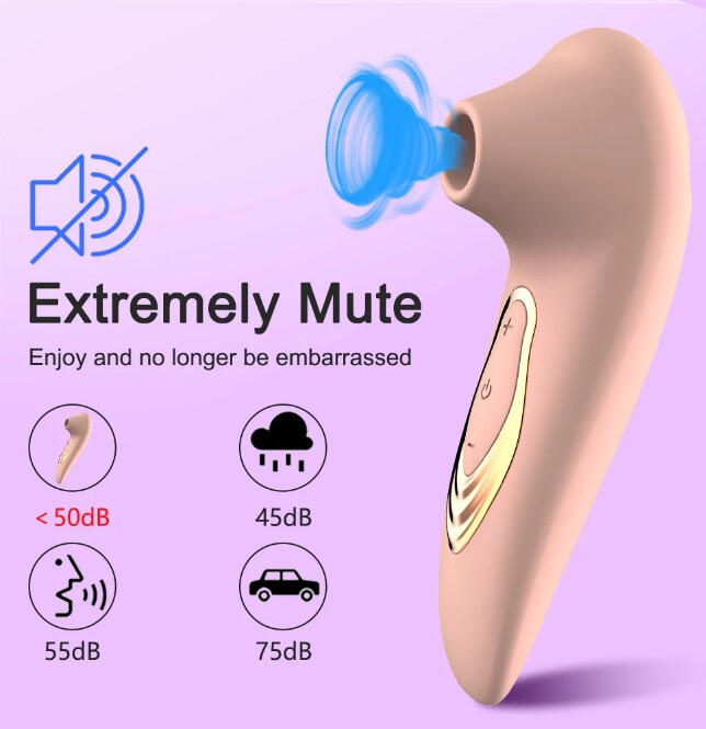 Untitled Rechargeable Clit Sucker with 9 Intense Sucking Patterns - Realistic Oral Simulation Toy for Women